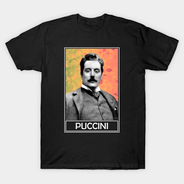 Giacomo Puccini T-Shirt by TheMusicophile